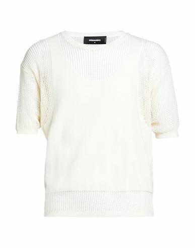 Dsquared2 Man Sweater Beige Cotton Cover