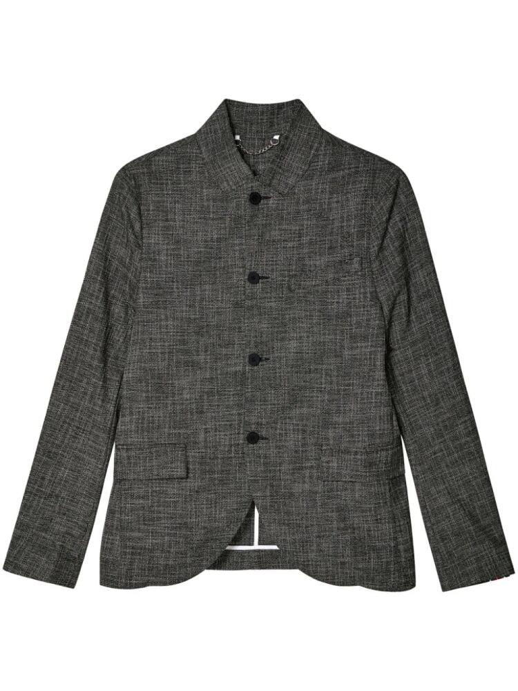 Charles Jeffrey Loverboy single-breasted tweed blazer - Grey Cover