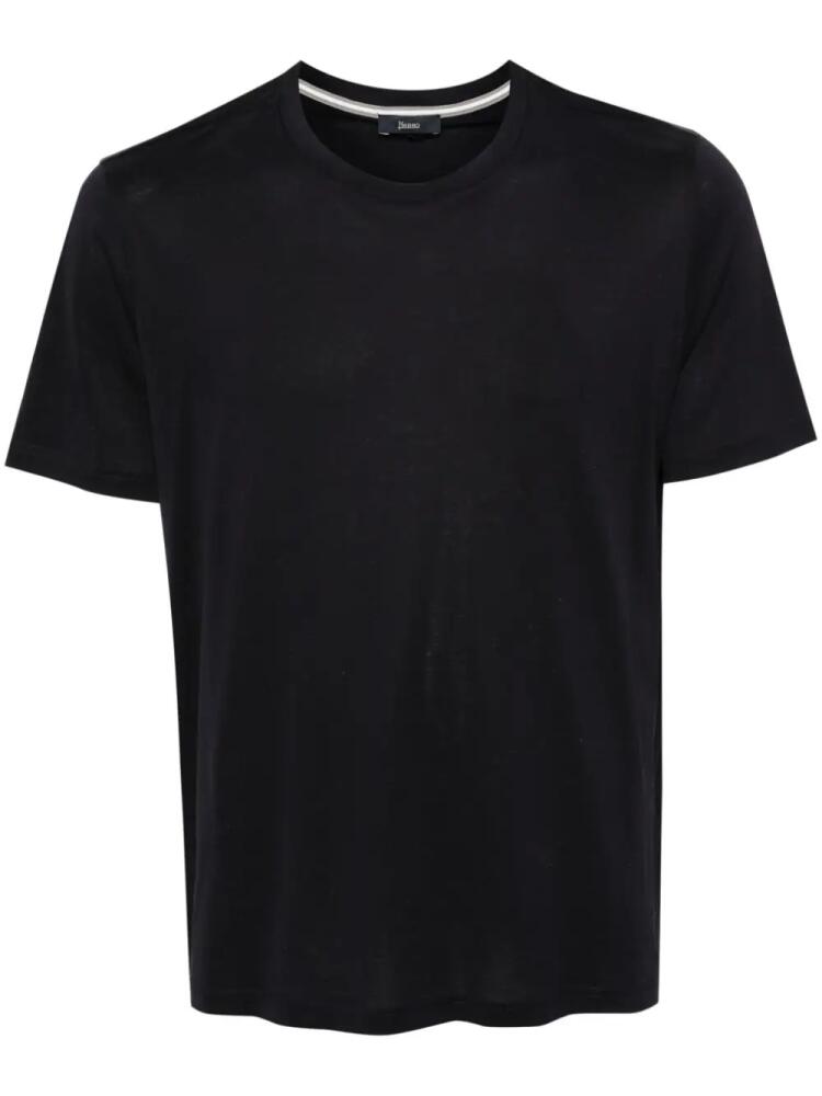 Herno cotton jersey T-shirt - Blue Cover