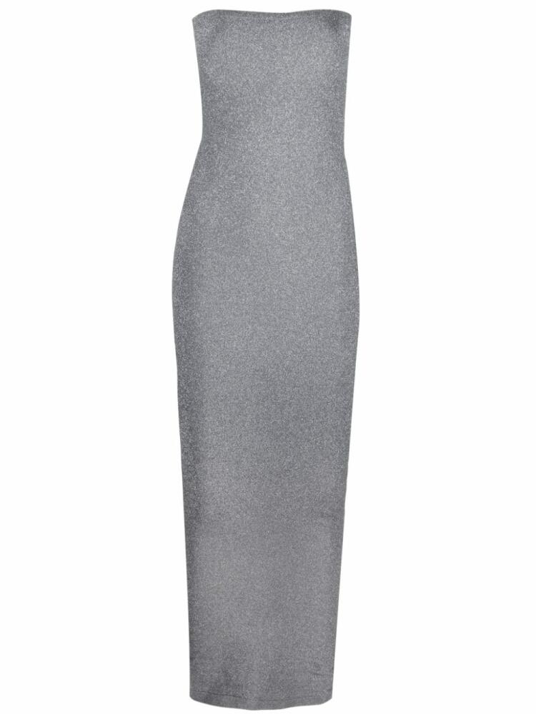 Wolford lurex strapless maxi dress - Grey Cover