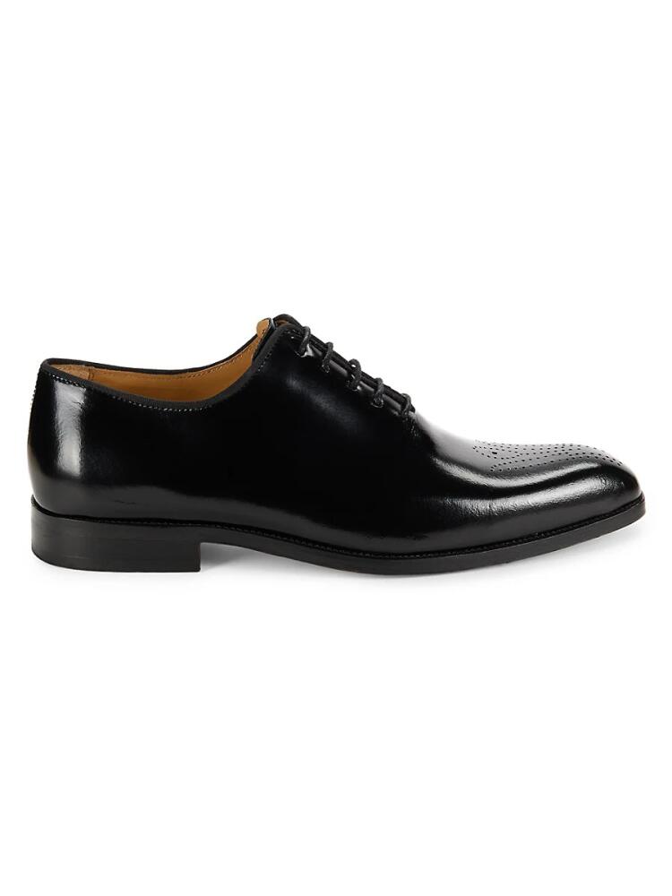 Saks Fifth Avenue Men's Jonathan Leather Oxfords - Black Cover