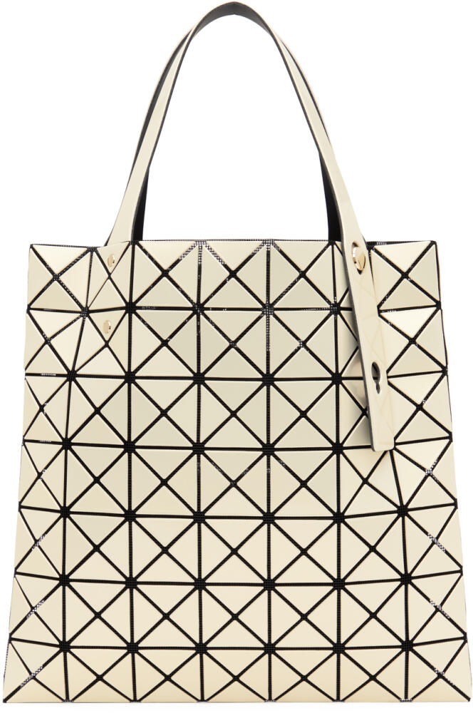 BAO BAO ISSEY MIYAKE Beige Prism Tote Cover