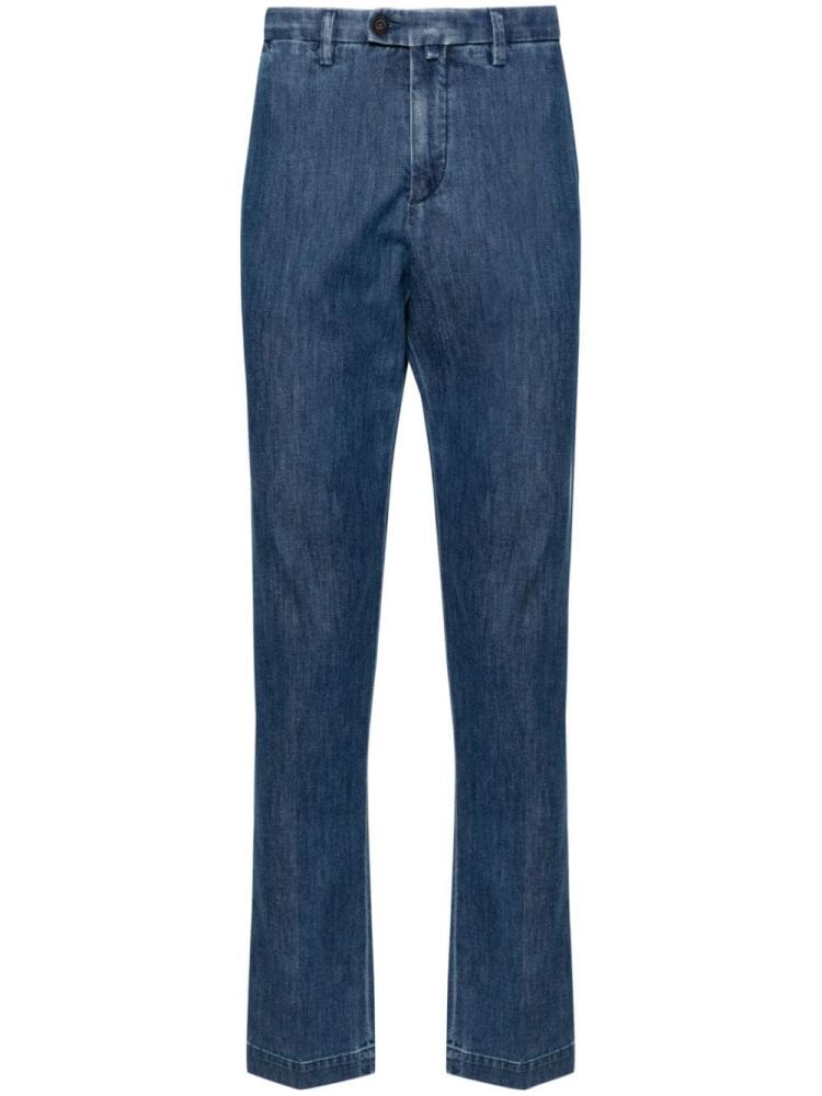 Corneliani mid-rise tapered jeans - Blue Cover