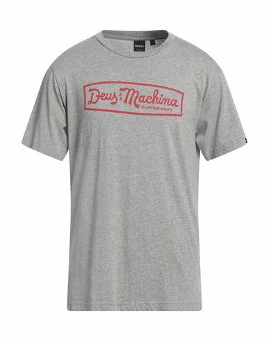 Deus Ex Machina Man T-shirt Grey Organic cotton Cover