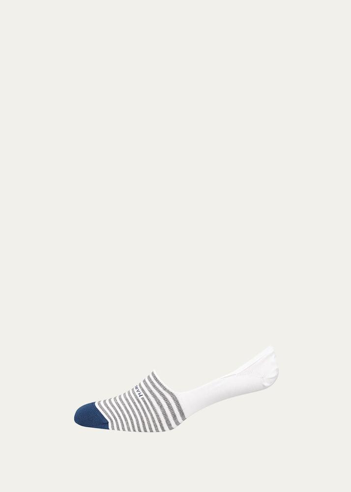 Marcoliani Invisible Touch Striped No-Show Socks Cover