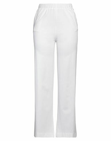 Gran Sasso Woman Pants White Cotton, Polyamide Cover