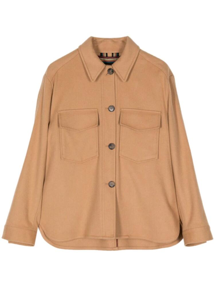 Paul Smith wool shirt jacket - Brown Cover