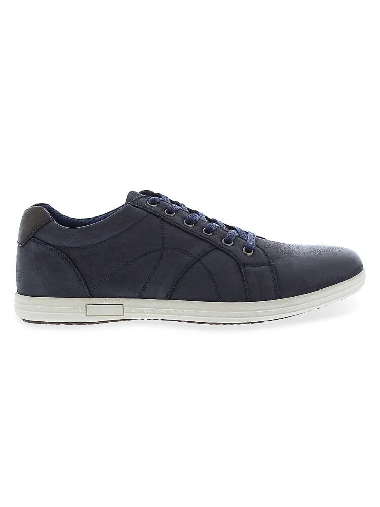 English Laundry Men's Scorpio Low-Top Leather Sneakers - Navy Cover