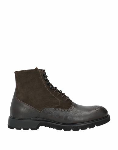 Giovanni Conti Man Ankle boots Dark brown Leather Cover