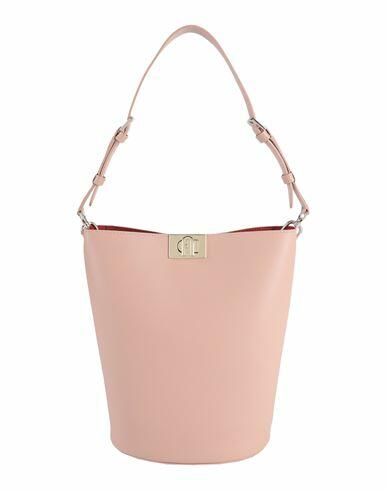 Furla Woman Shoulder bag Light brown Calfskin Cover