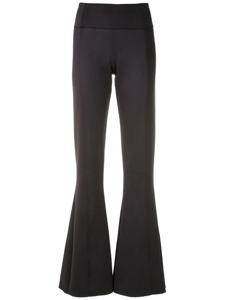 Amir Slama panelled flared trousers - Black Cover