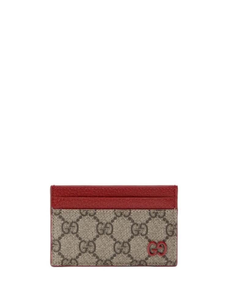 Gucci GG Supreme canvas cardholder - Neutrals Cover