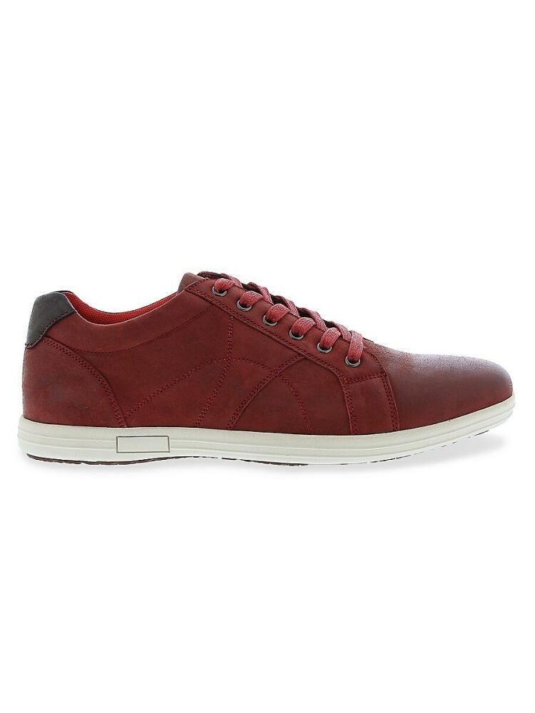 English Laundry Men's Scorpio Low-Top Leather Sneakers - Red Cover