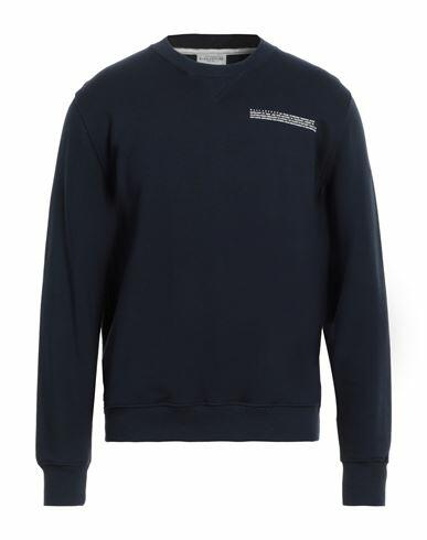 Ballantyne Man Sweatshirt Navy blue Cotton Cover