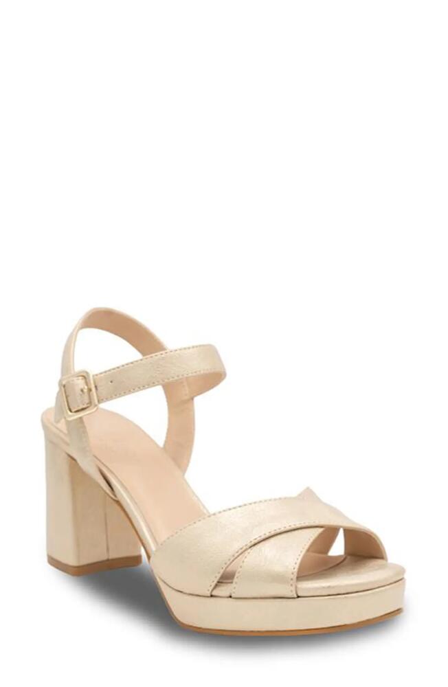 Paradox London Pink Landon Ankle Strap Platform Sandal in Champagne Cover