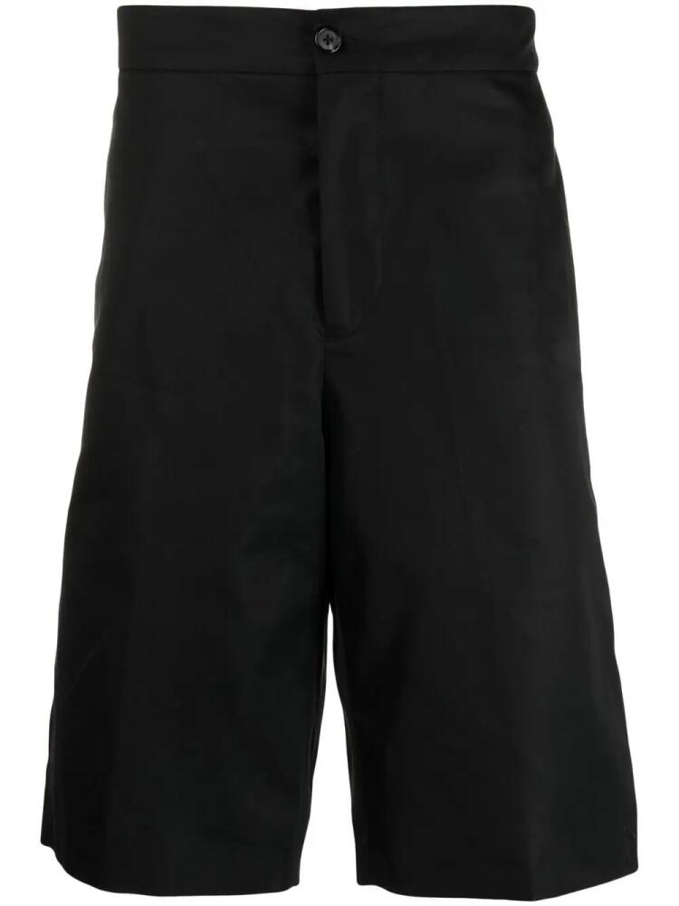 Alexander McQueen panelled straight-leg shorts - Black Cover