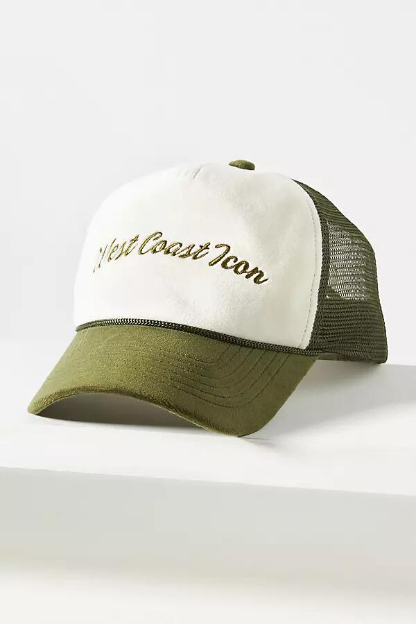 Coney Island Picnic Faux Suede Trucker Hat Cover