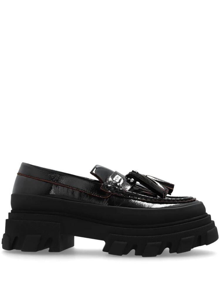 GANNI tassel loafers - Black Cover