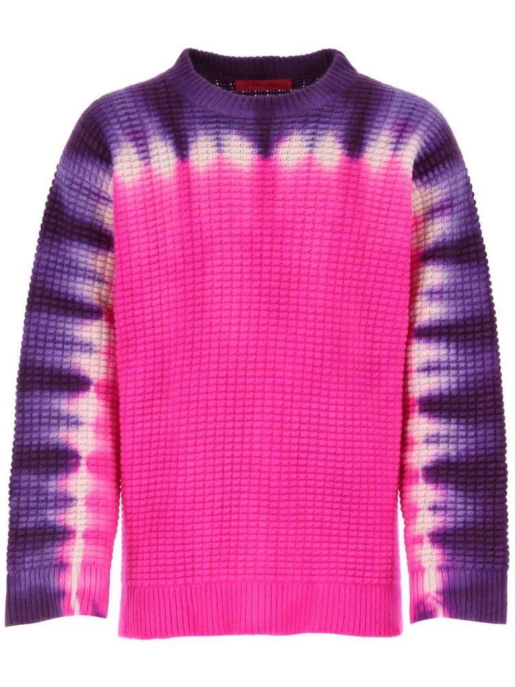 The Elder Statesman Daybreak Tie-Dye cashmere jumper - Pink Cover