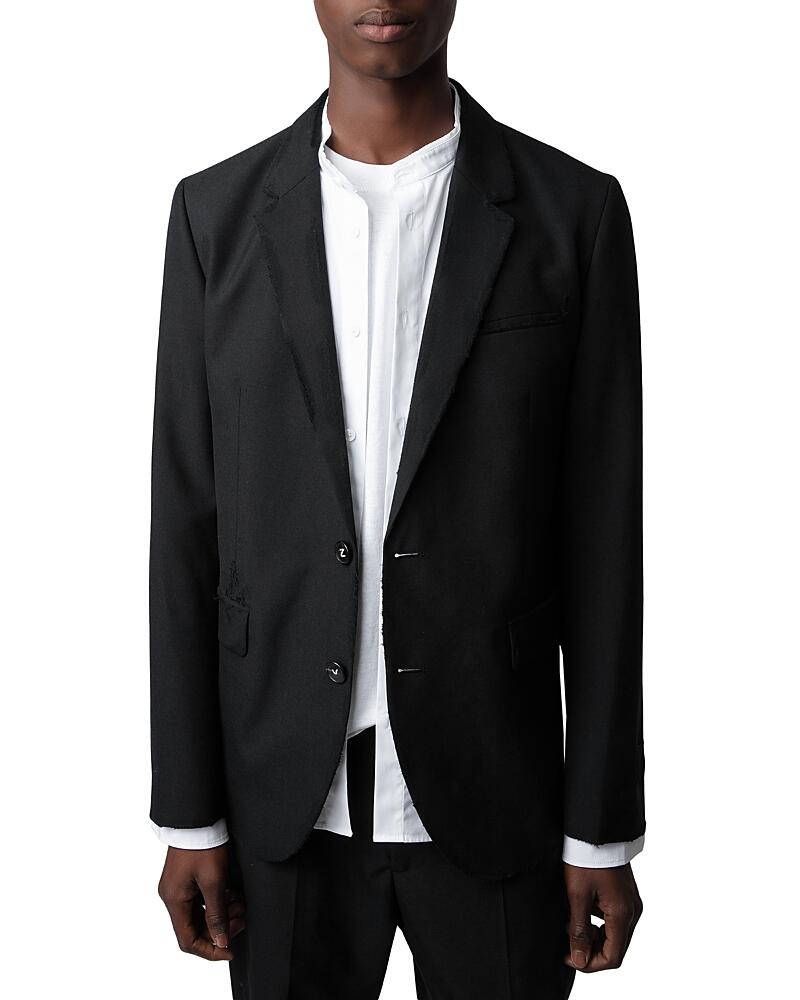 Zadig & Voltaire Viks Notch Lapel Blazer Cover