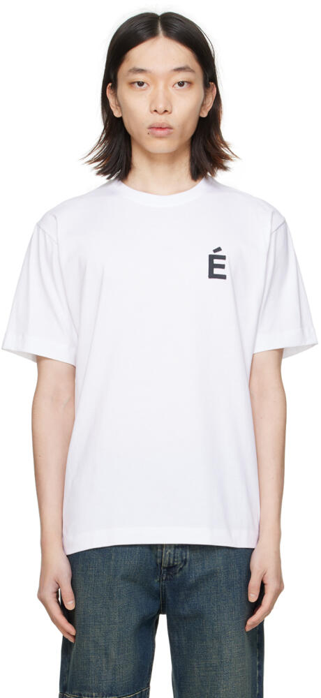 Études White Wonder Patch T-Shirt Cover