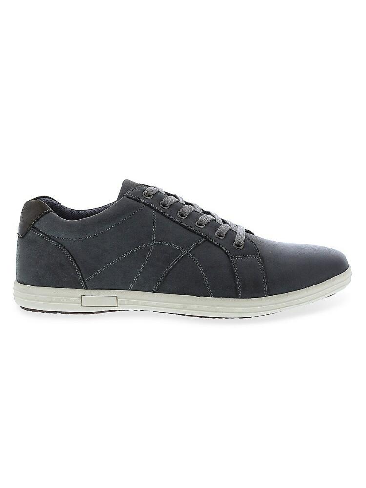 English Laundry Men's Scorpio Low-Top Leather Sneakers - Grey Cover