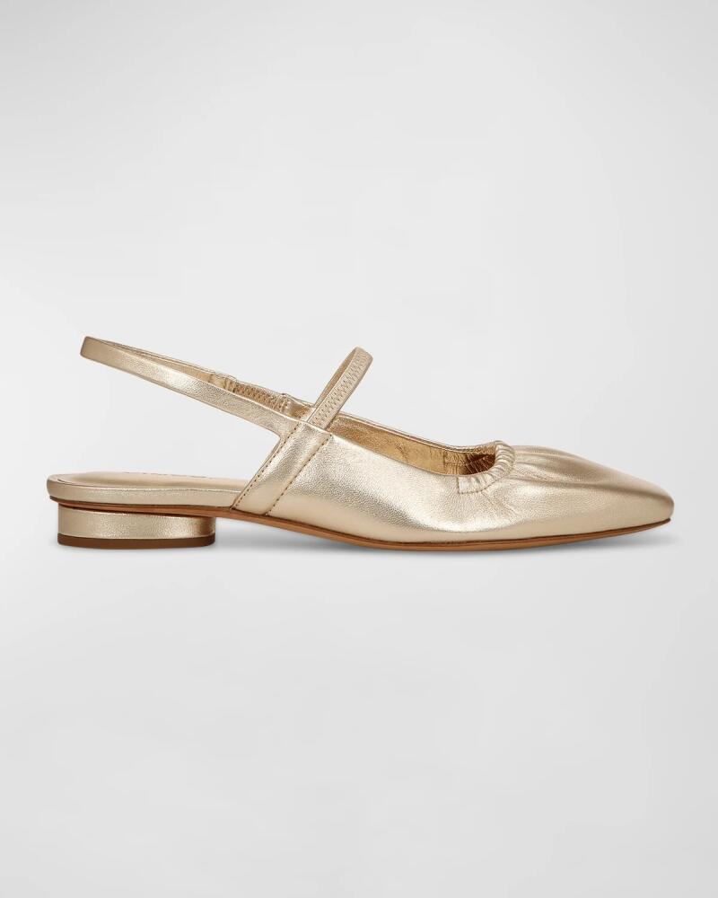 Vince Venice Metallic Slingback Ballerina Flats Cover