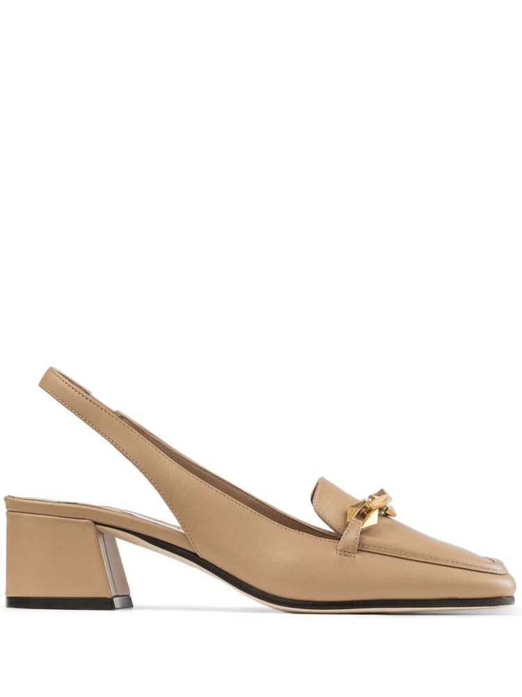 Jimmy Choo Diamond Tilda 45mm slingback pumps - Neutrals Cover