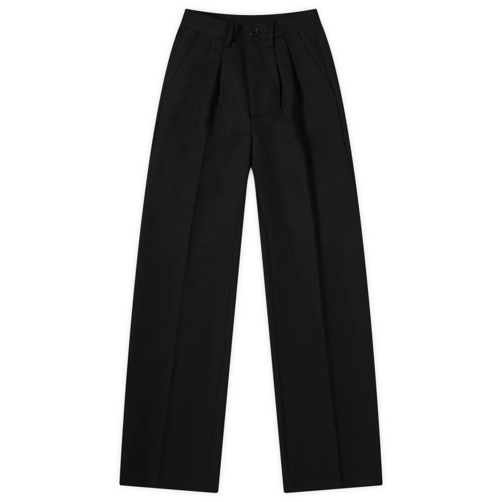 Anine Bing Women's Carrie Pant in Black Cover