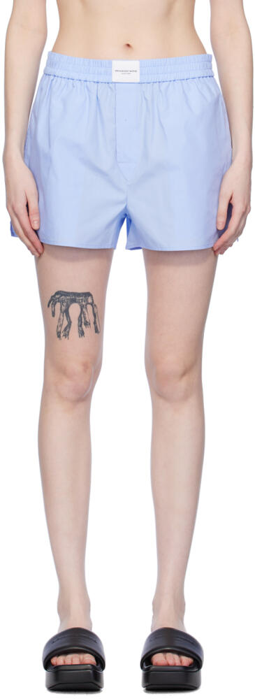 alexanderwang.t Blue Vented Shorts Cover