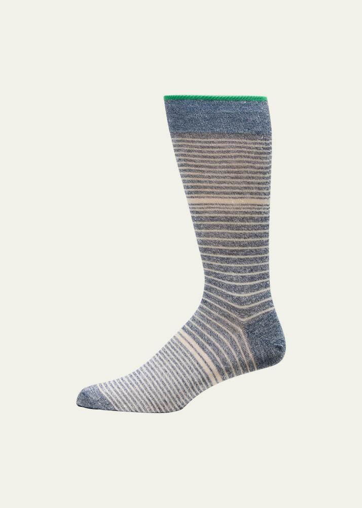 Paul Smith Men's Elliot Stripe Melange Crew Socks Cover