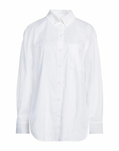 Burberry Woman Shirt White Cotton, Elastane Cover