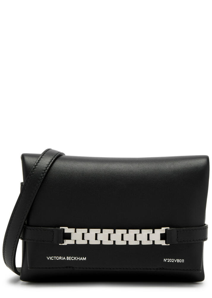 Victoria Beckham Chain Mini Leather Pouch - Black Cover