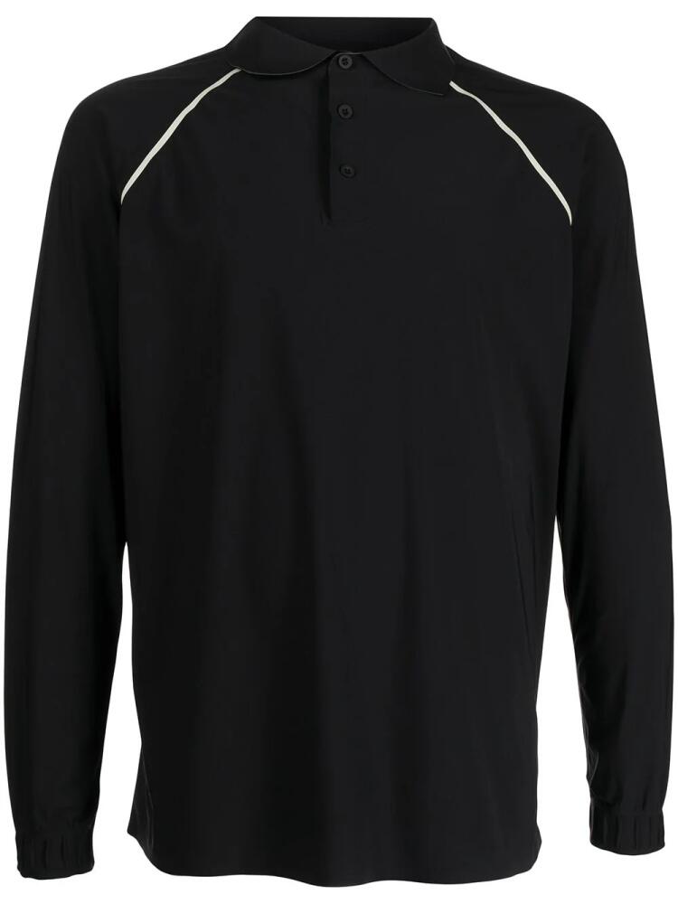 GR10K long-sleeve polo shirt - Black Cover