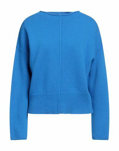 Jucca Woman Sweater Azure Virgin Wool Cover