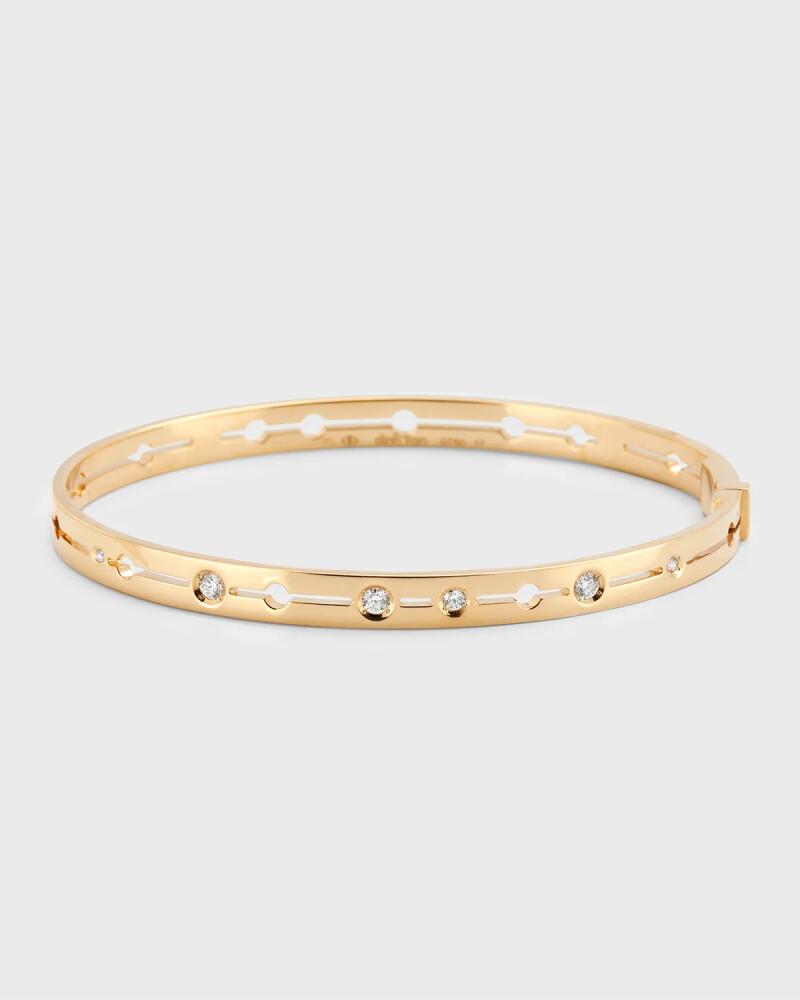 DINH VAN Yellow Gold Pulse Small Narrow Bangle Bracelet, Size 17 Cover