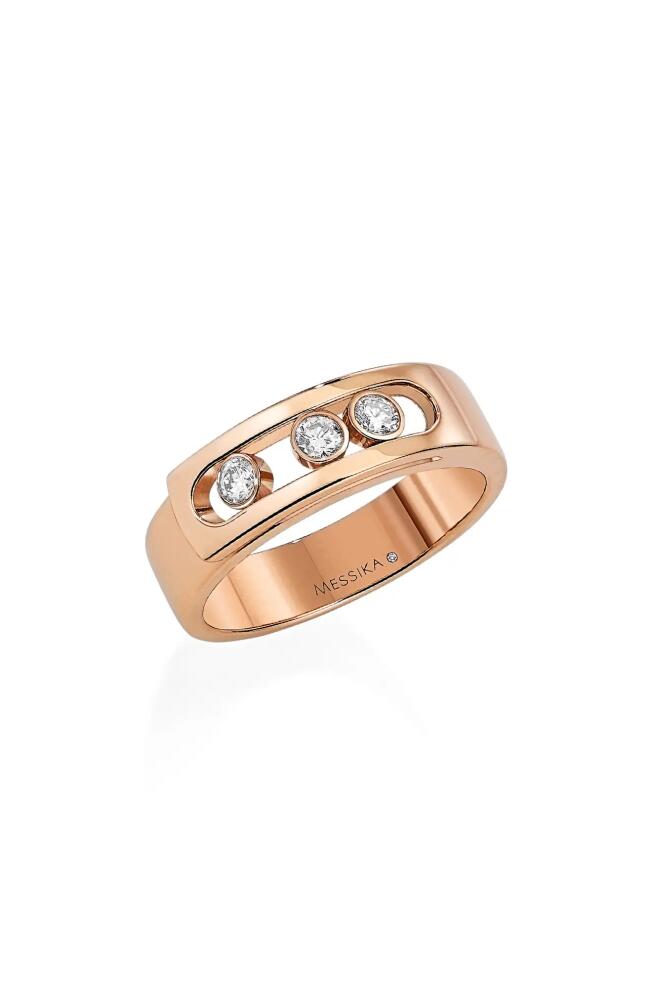 Messika Move Noa Diamond Band Ring in Rose Gold Cover