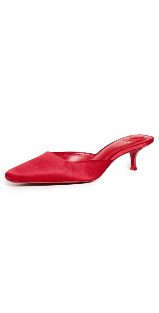 Larroude Amal Mules Cherry Cover