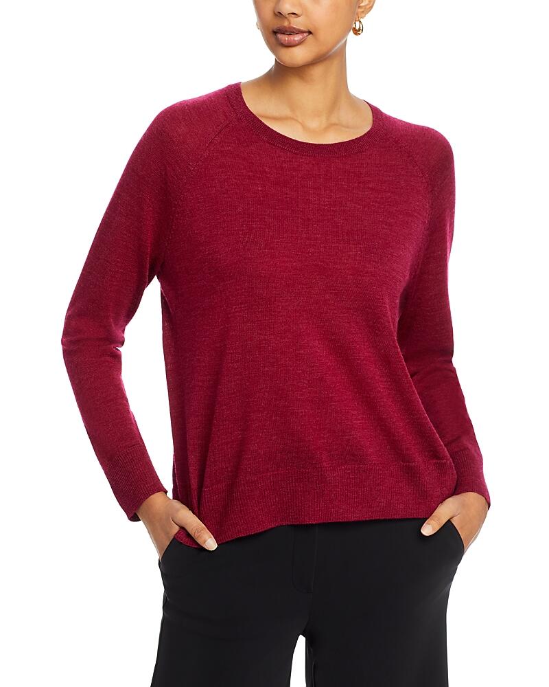 Eileen Fisher Wool Raglan Sleeve Sweater Cover