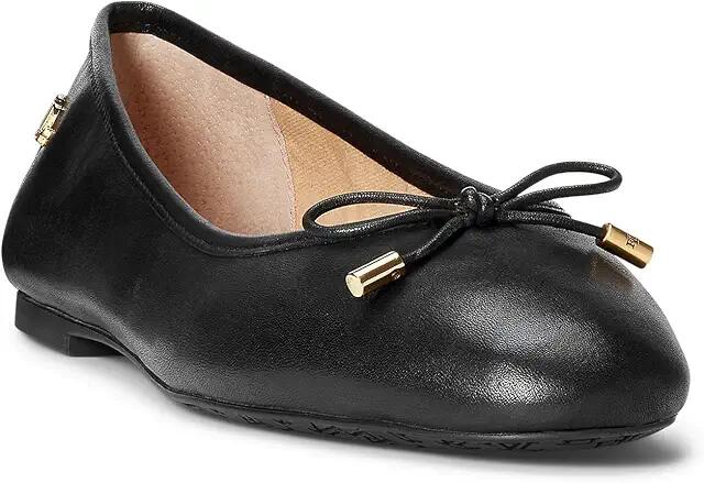 LAUREN Ralph Lauren Jayna Flat (Black) Women's Flat Shoes Cover