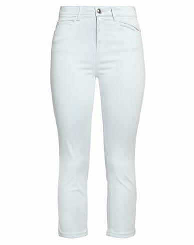 Guess Woman Pants Light blue Tencel Lyocell, Cotton, Elastomultiester, Elastane Cover