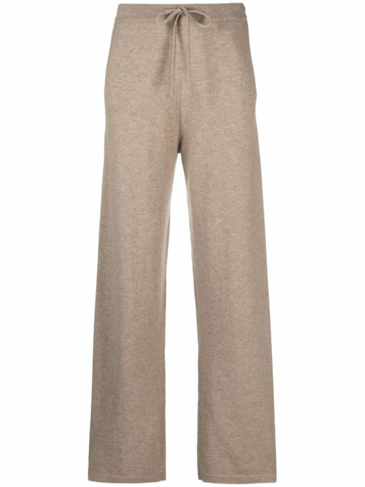 Chinti & Parker The Wide Leg knitted trousers - Neutrals Cover