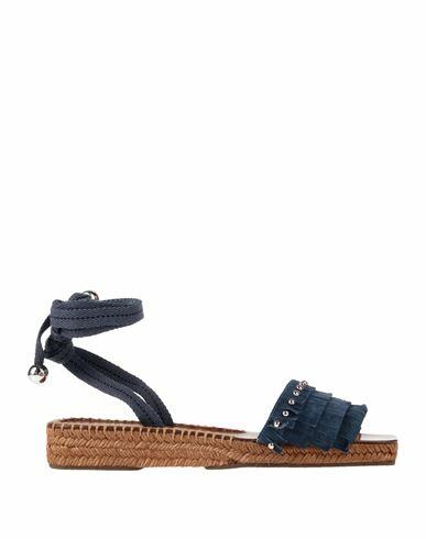 Jimmy Choo Woman Espadrilles Midnight blue Soft Leather Cover