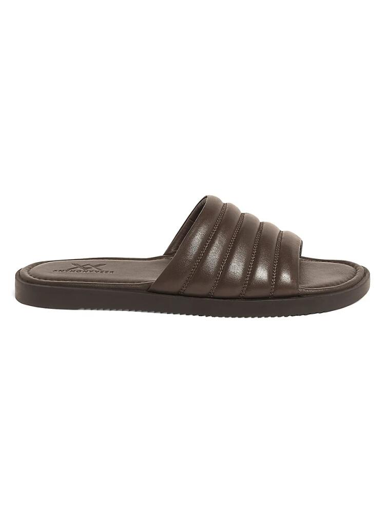 Anthony Veer Men's Key West Leather Sandals - Brown Cover