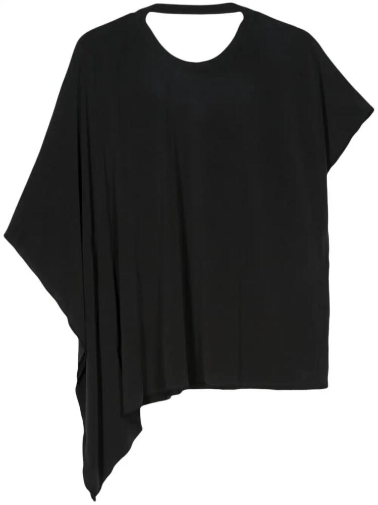 Bimba y Lola asymmetric round-neck T-shirt - Black Cover