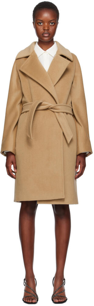 Max Mara Tan Estelle Coat Cover