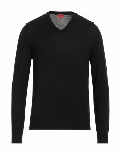 Isaia Man Sweater Midnight blue Wool Cover