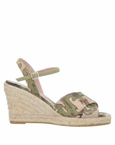 Malìparmi Woman Espadrilles Beige Soft Leather, Textile fibers Cover