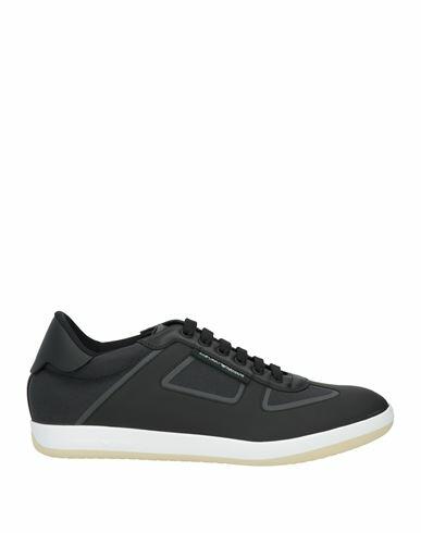 Emporio Armani Man Sneakers Black Textile fibers Cover