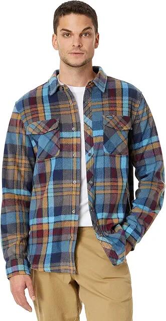 O'Neill Glacier Plaid Superfleece (Blue Shadow) Men's Clothing Cover